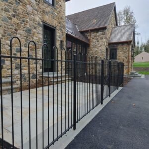 Metal fence