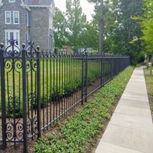 Metal fence