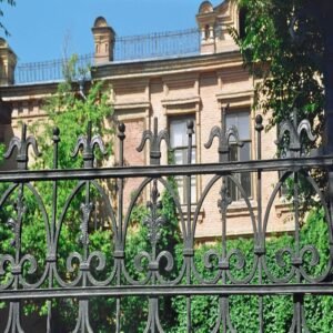 Metal fence
