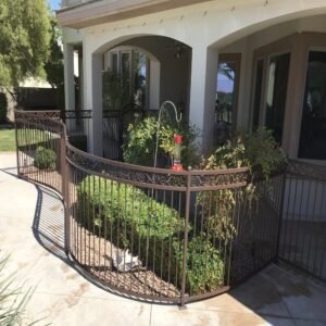 Metal fence
